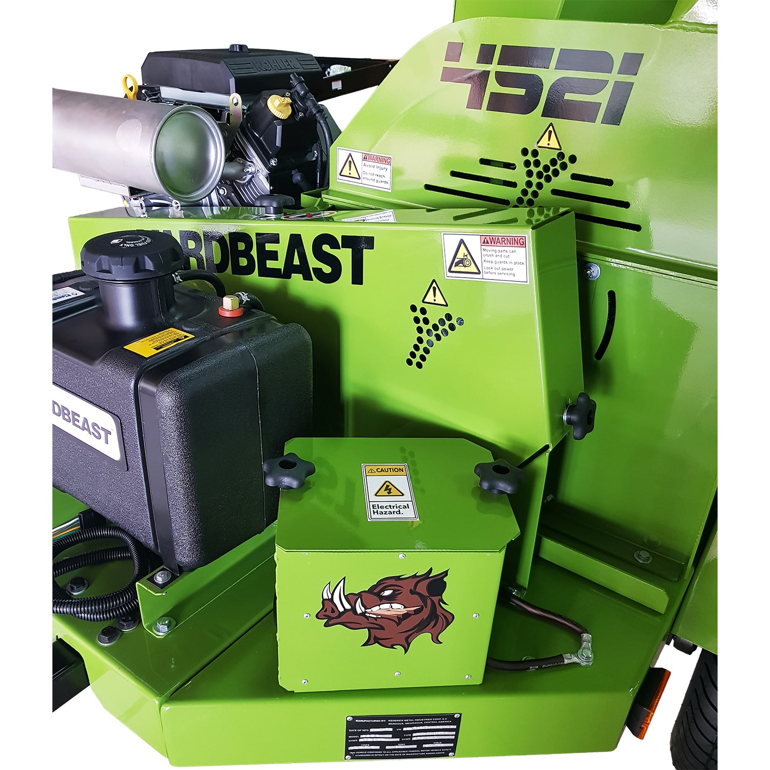 YARDBEAST 4.5” Commercial-Grade Chipper - YB4521 - Wood Splitter Outlet