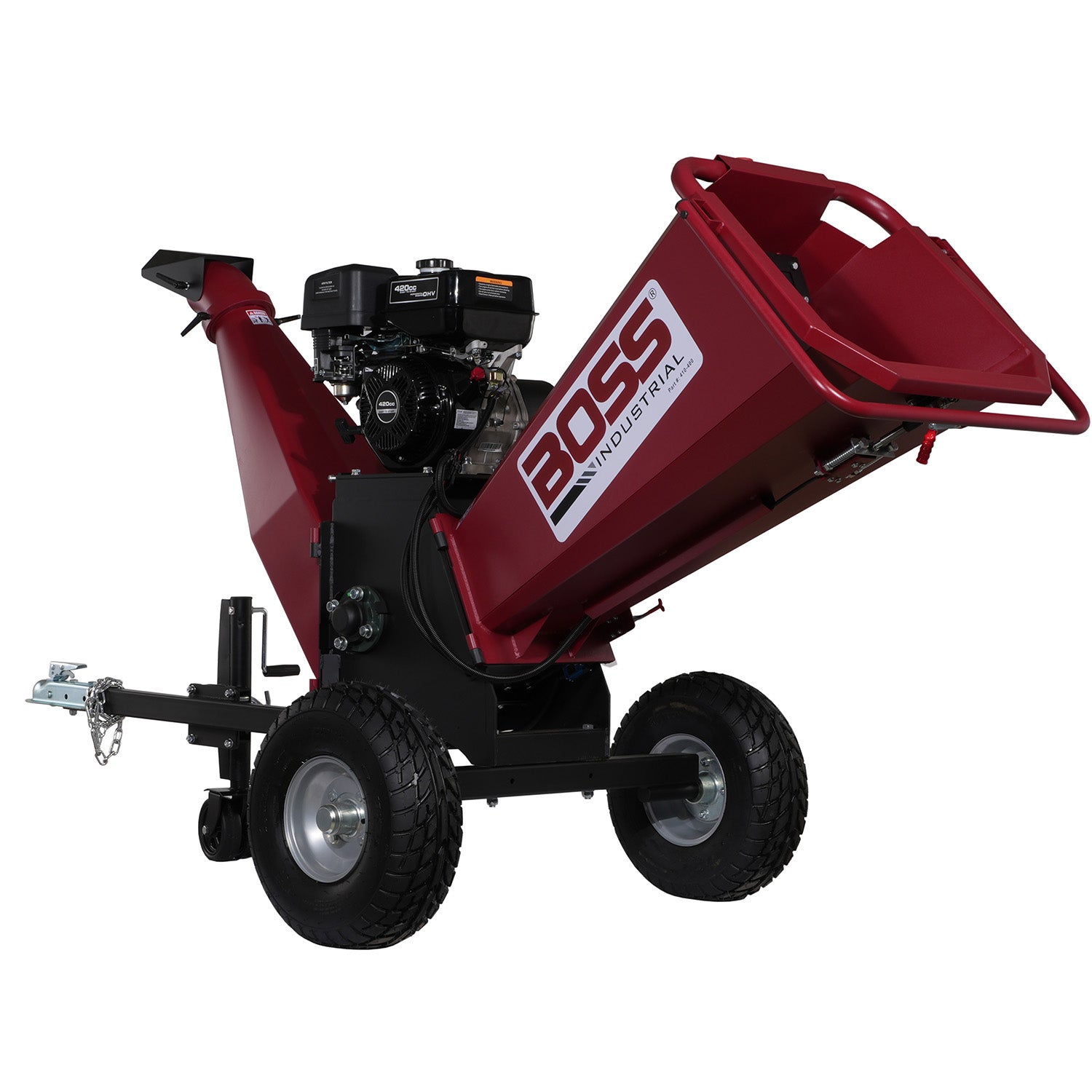 Boss Industrial 6" 14hp Chipper Shredder with Electric Starter - CGR60 - Wood Splitter Outlet