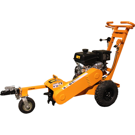 PowerKing Self-Propelled Stump Grinder with Electric Starter and Hour Meter - PK0803-SP - Wood Splitter Outlet