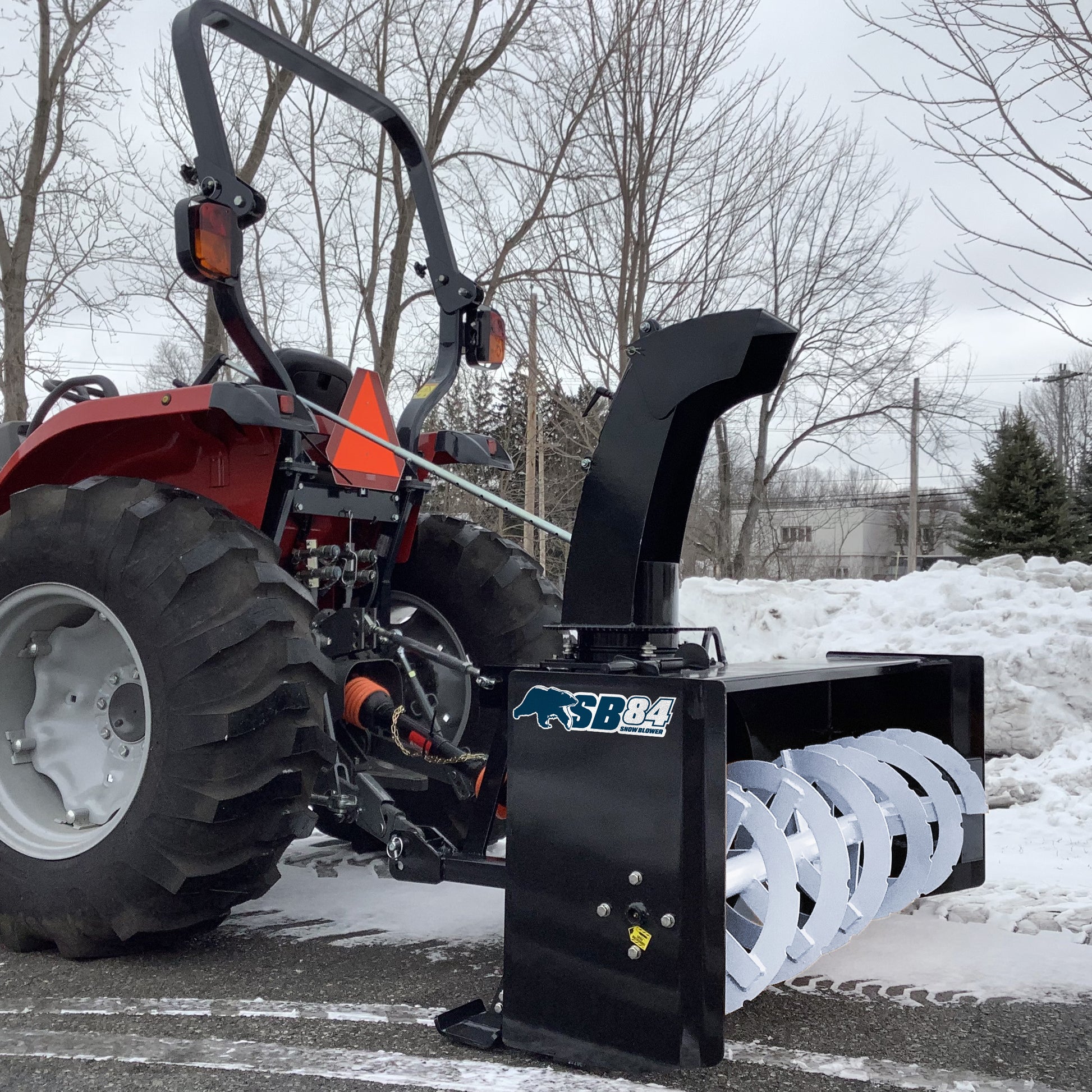 SnowBear 84" PTO Snow Blower - SB-84 - Wood Splitter Outlet