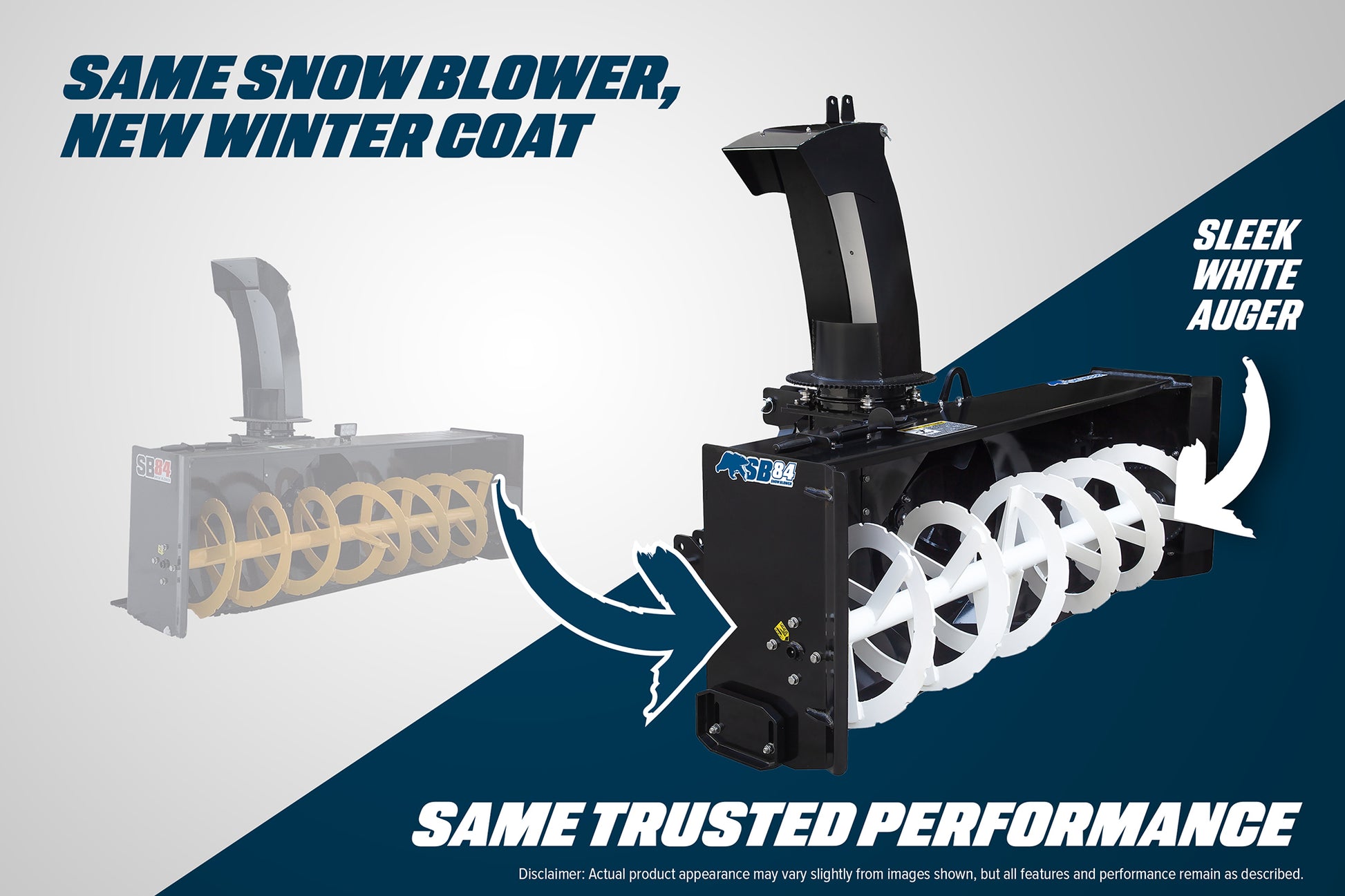 SnowBear 84" PTO Snow Blower - SB-84 - Wood Splitter Outlet