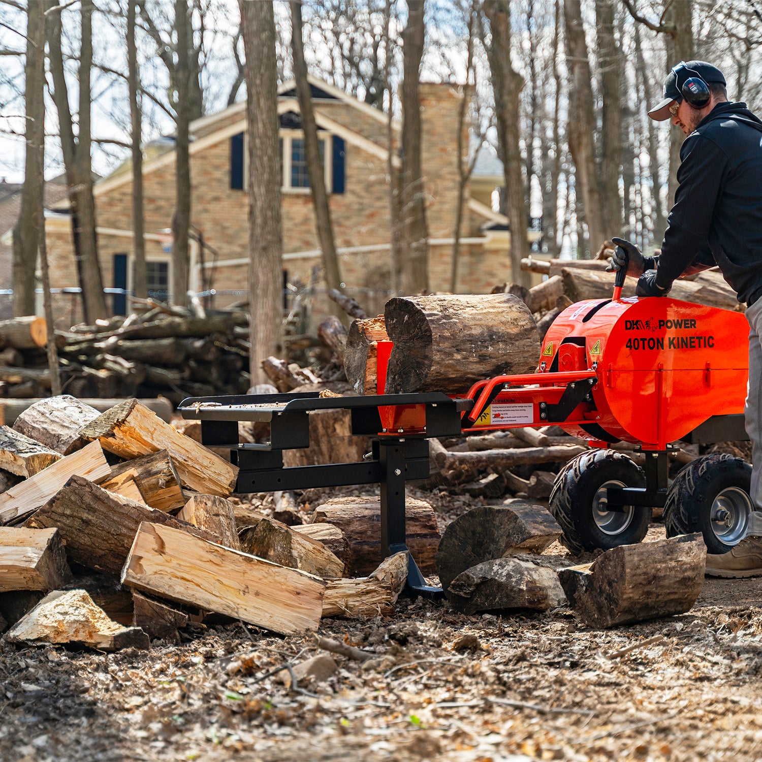 Country line 40 ton log deals splitter